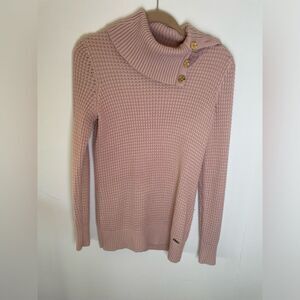 Calvin Klein Pink Cowl Neck Sweater size small